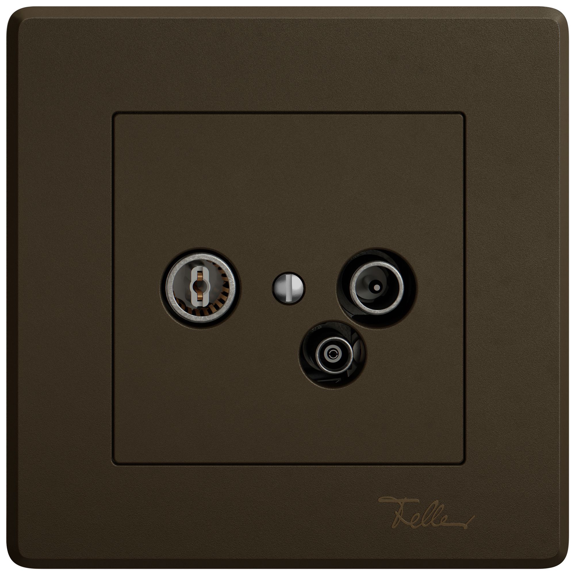 UP-Antennendose TV-R-Daten EDIZIO.liv SNAPFIX® 23dB br