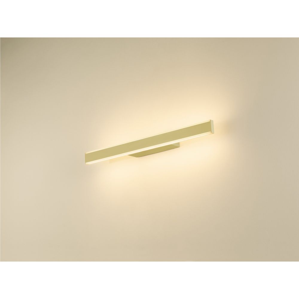 Applique LED SLV ONE LINEAR 50 14W 900lm 927/930 IP44 REG 525mm ottone