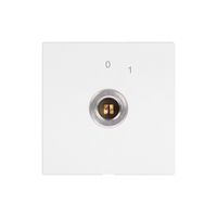 Interruttore a chiave EDIZIO.liv 1P quadrato/fessura 20A 690V 0-1 rientr.bi