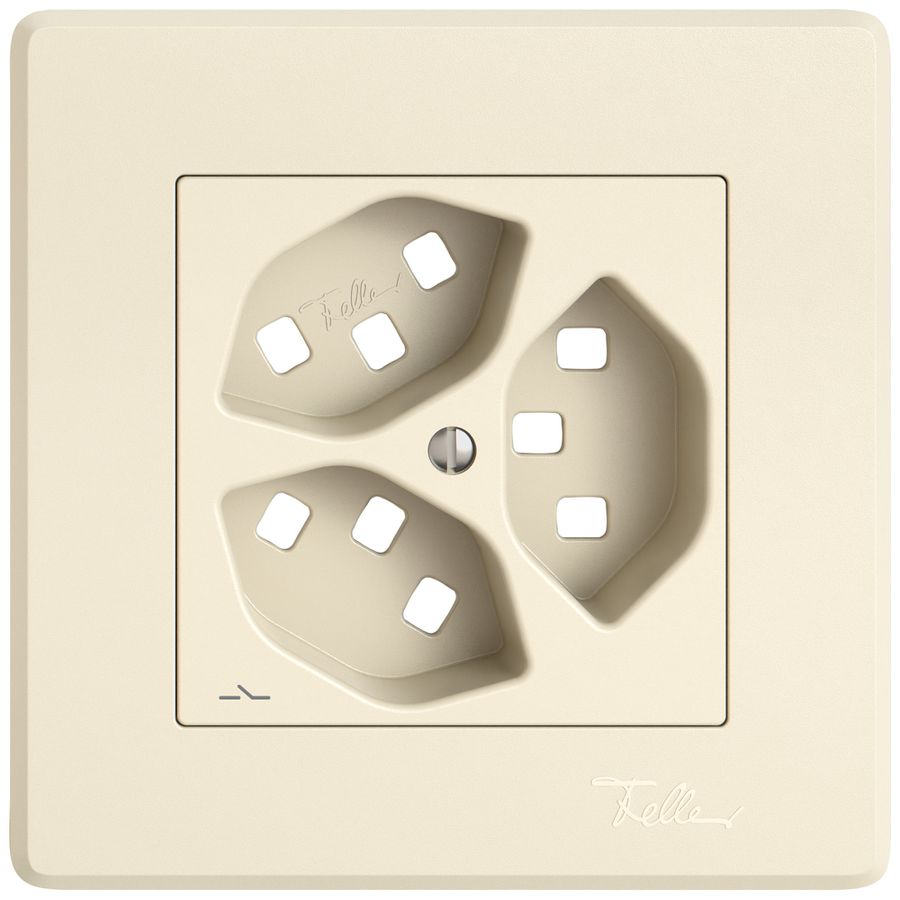 Kit de montage ENC EDIZIO.liv SNAPFIX® pour 3×T23 séparée cr