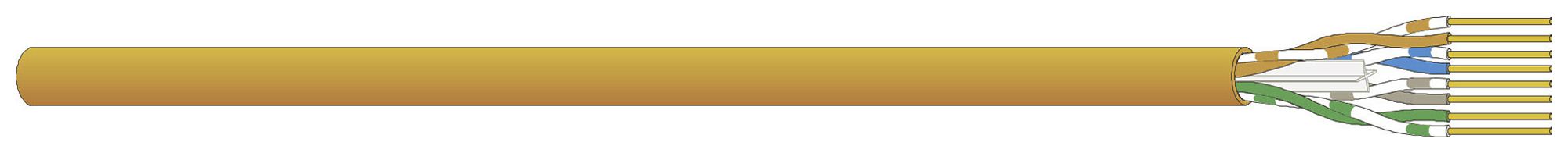 Datenkabel Dätwyler CU 662 4P U/UTP Kat.6 LSZH B2ca or 500m