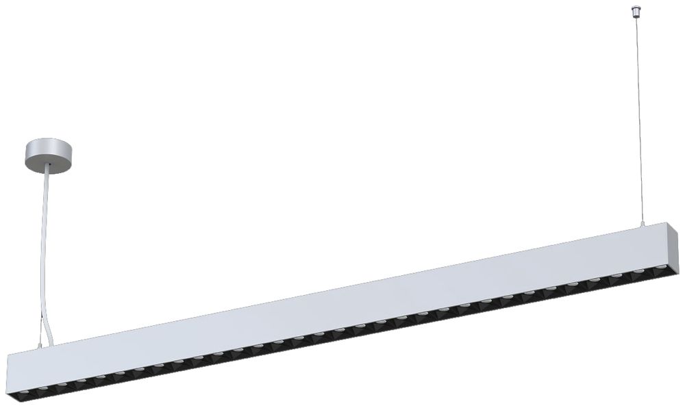 LED-Pendelleuchte Oculus 70W 4000K 7550lm DALI weiss