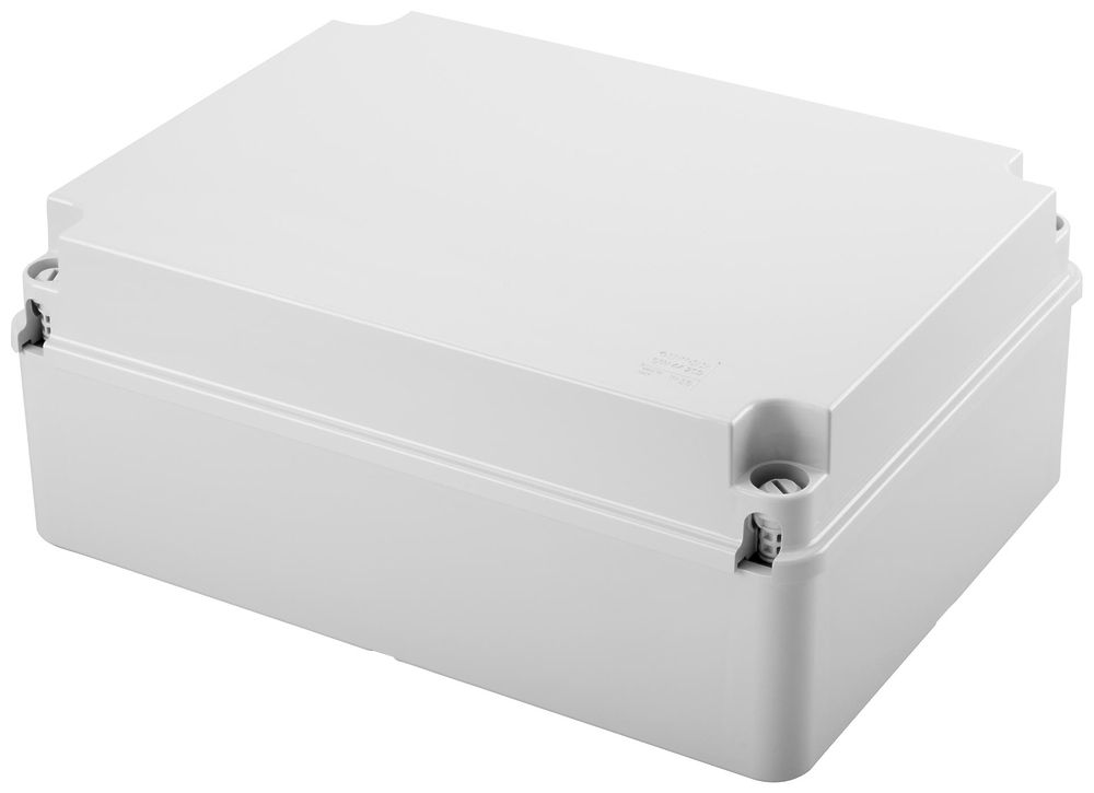 Boîte de dérivation AP GEWISS 316×236×128 couvercle à ferm.rapide IP56 s.h. gris