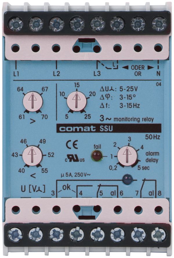 Spannungs- und Drehfeldüberwachung ComatReleco SSU34, 400VAC