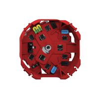 Steckdose Feller SNAPFIX® 3×T23 mit LED weiss