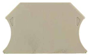 Plaque de fermeture Weidmüller WAP 2.5-10 56×1.5mm beige