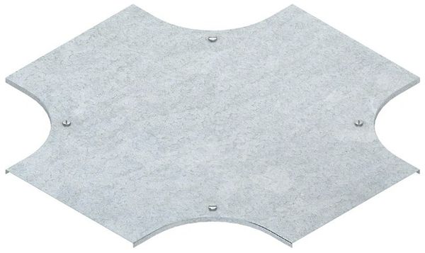 Couvercle Niedax p.pièce en croix p.KR, l=404mm a.système d.fermeture, ac.zingué