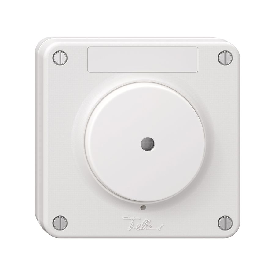 NUP-Sonnerie-Drucktaster bel.NEVO m.Namensschild, Membr.ws, 16A 230 VAC ws