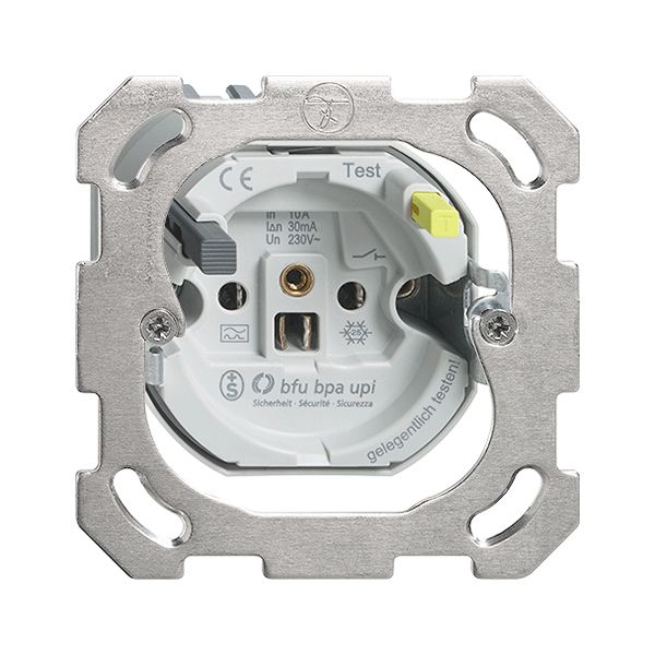 Steckdose FH T13 FI 30mA BSM mit Befestigungsplatte