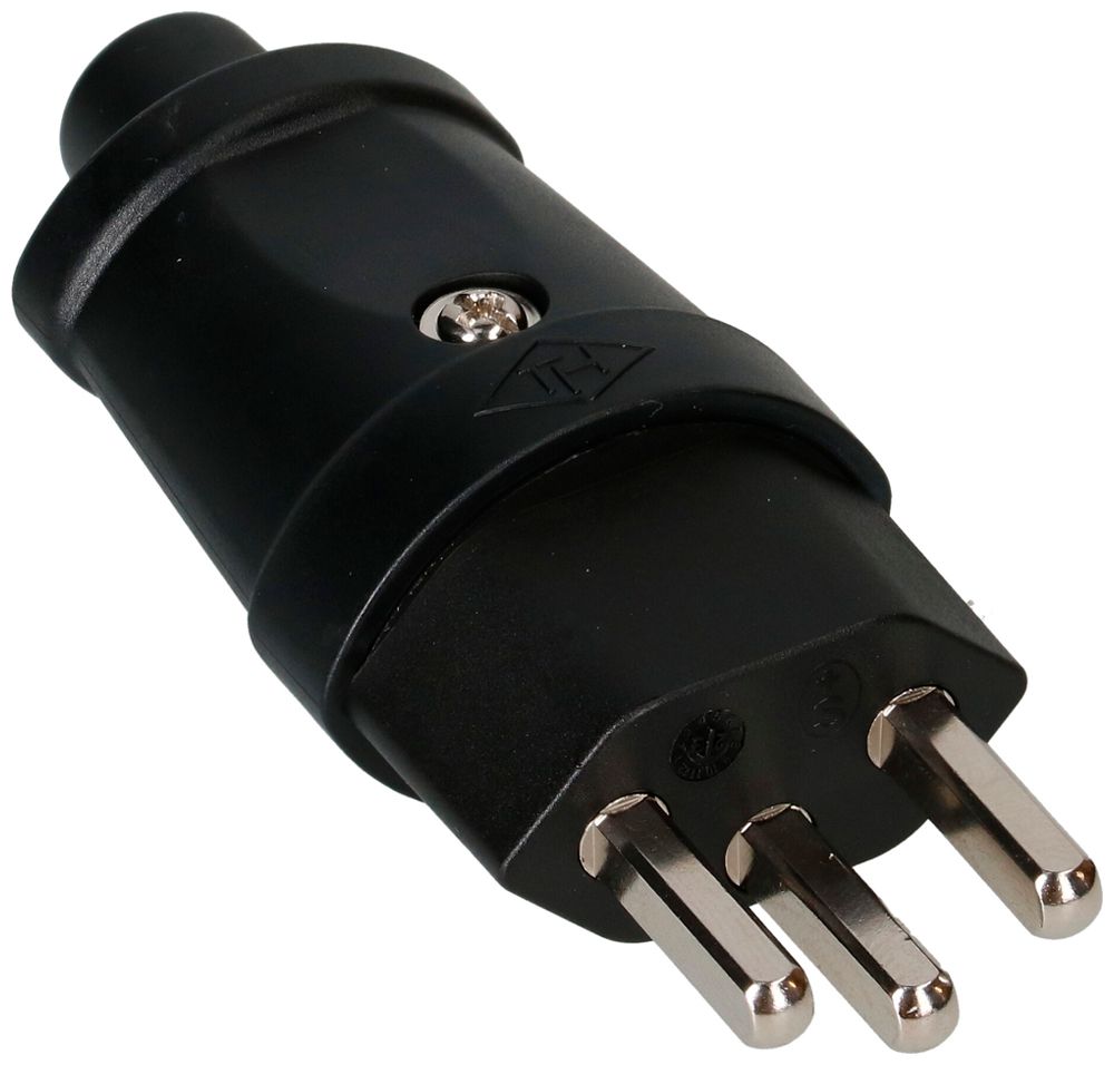 Fiche type 23 MAX HAURI TH strong 16A 230V PVC/PA Ø6…10mm IP20 no