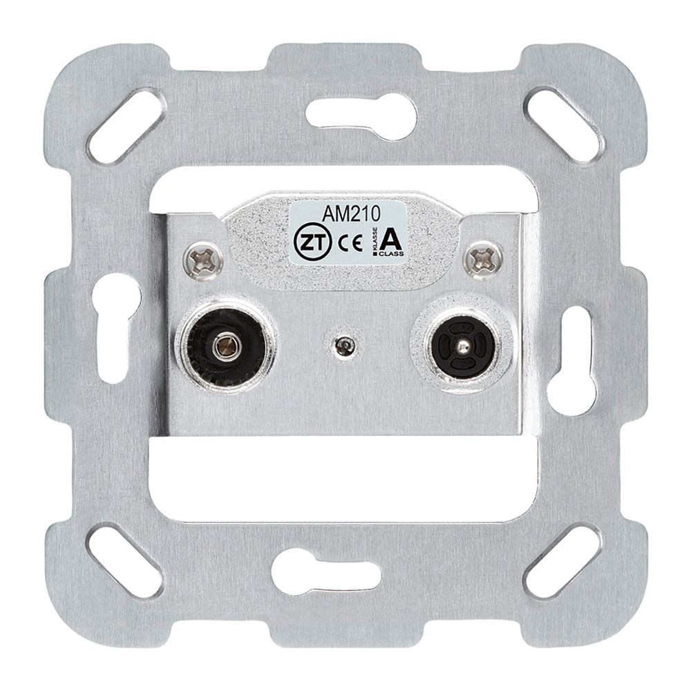 Intérieur pour prise antenne Hager R/TV montage F 10.5dB 2GHz