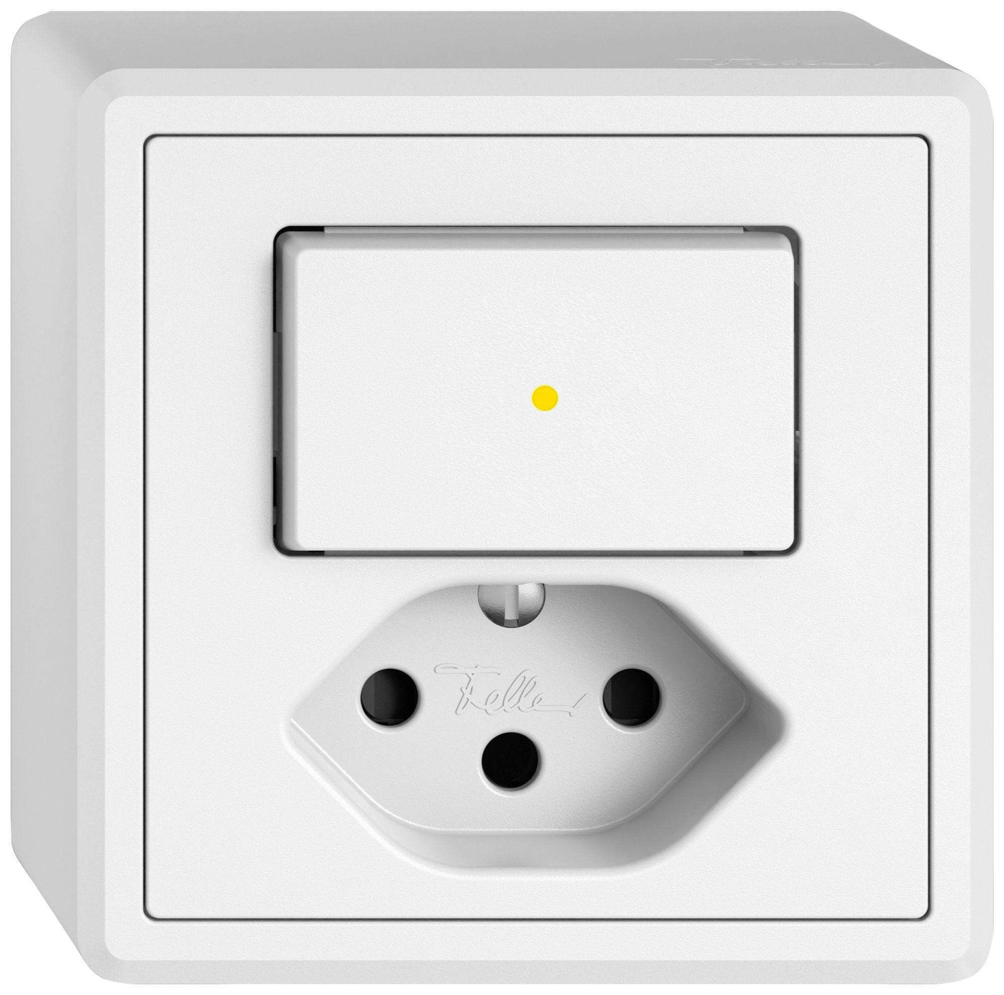 AP-Kombination EDIZIO.liv SNAPFIX® S3L+T13 Shut.Frontbeleuchtung gb ws