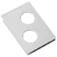 Plaque passe-câbles sortie en haut 2×M32