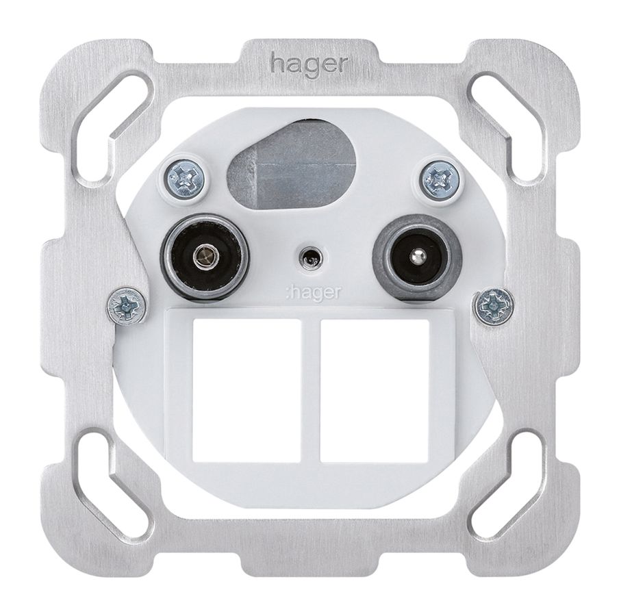 Intérieur pour prise antenne R/TV HMS Hager montage F 23dB