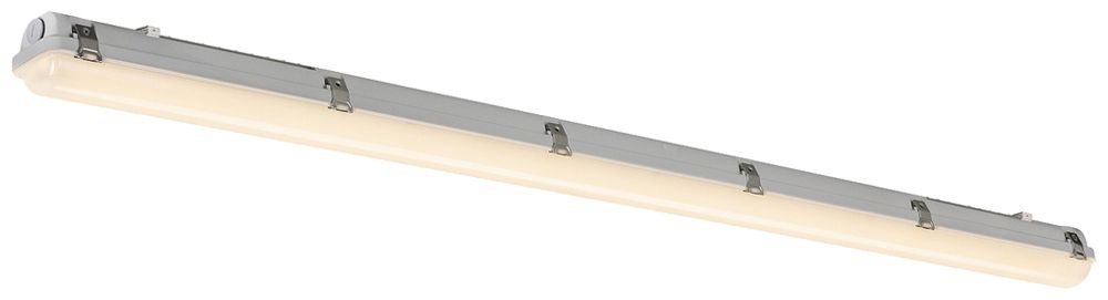 Lumin.p.loc.hum.LED SLV WATERPROOF 45W 5970lm 830/840 IP66 1536×80mm gris