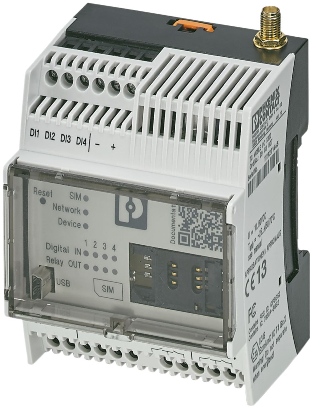 Module télécommande/surveillance par téléphone AMD PX TC MOBILE I/O X200-4G DC