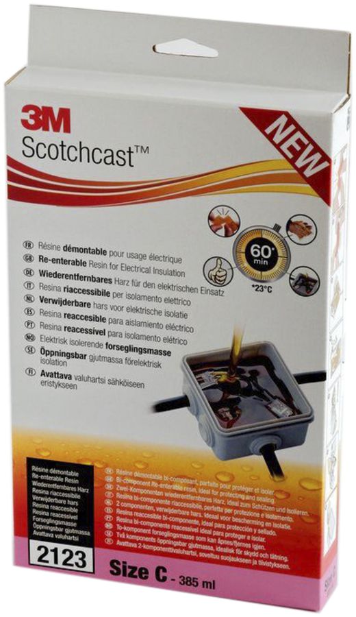 Zweikomponentenharz 3M™ Scotchcast™ 2123N-C, GMG-System, Grösse C, 385ml