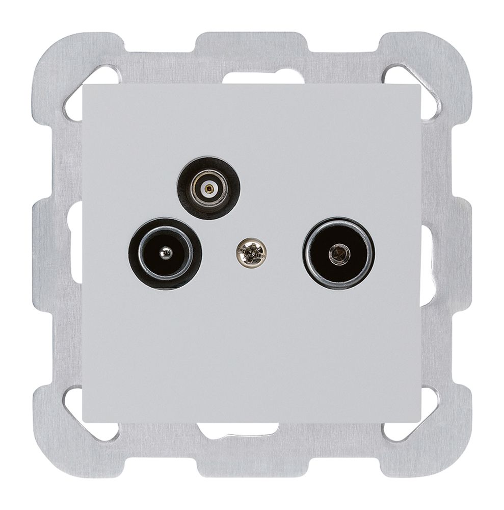 UP-Antennendose R/TV-Daten kallysto B 19dB hellgrau