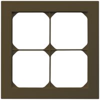 UP-Abdeckrahmen kallysto.pro 2×2 braun 154×154mm