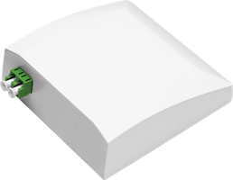 Boîte FO version épissée 1×connecteur LC Duplex et 2×LC Pigtail vert