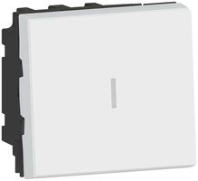 Wippschalter MOS Schema 6 Easy-Led 2 Module weiss