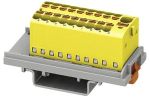 Verteilerblock PX PTFIX 4/18X1.5-NS35 YE