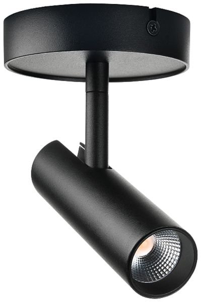 Spot LED SG Tube Micro 7W 370lm 930 36° VAR Ø102×135×25mm noir