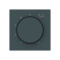 UP-Frontset kallysto Thermostat 4A 60×60×5mm anthrazit IP20
