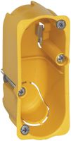 Scatola INC Batibox MOS giallo 1modulo p=40mm per muro concavo