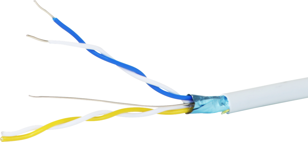 Kabel G51 Al gu 2×2×0,8mm halogenfrei Eca