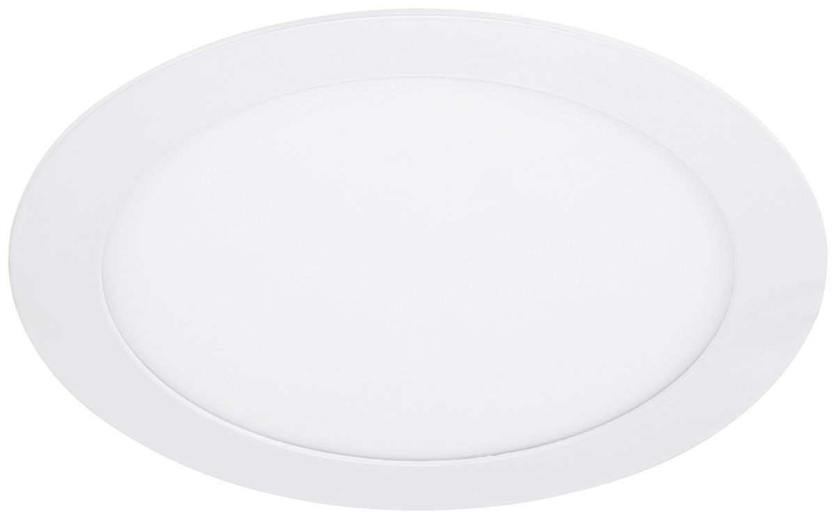 LED-Downlight Sylvania Flat 205 24W 2200lm 3000K IP44 120° DIM Ø226mm weiss