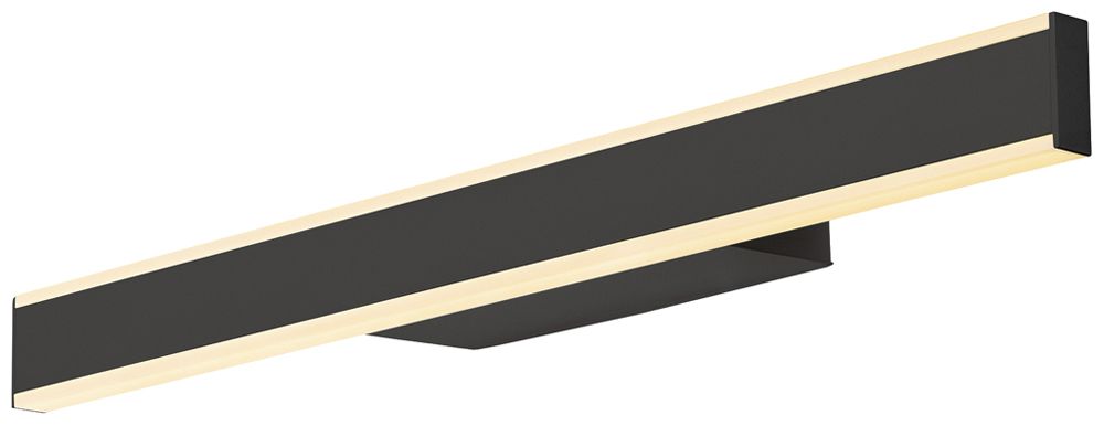 Applique LED SLV ONE LINEAR 50 14W 730lm 927/930 IP44 REG 525mm nero