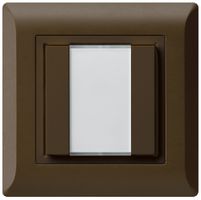 UP-Universaltaster 2×kallysto.line mit LED braun