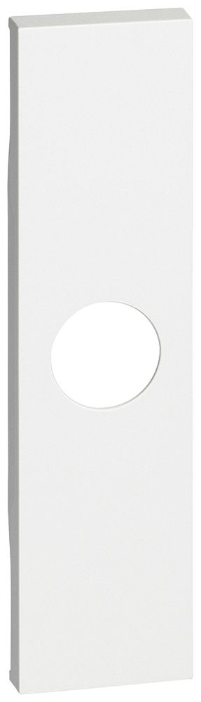 Cache Living Now pour TV 1 trou 1 module blanc