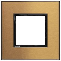 Abdeckrahmen ATO 1×1 Modul, gold brass