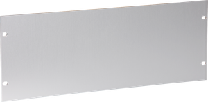 Blindfrontplatte 19" Minkels 4HE, alu