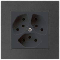 Prise ENC kallysto.pro 3×T13 noir