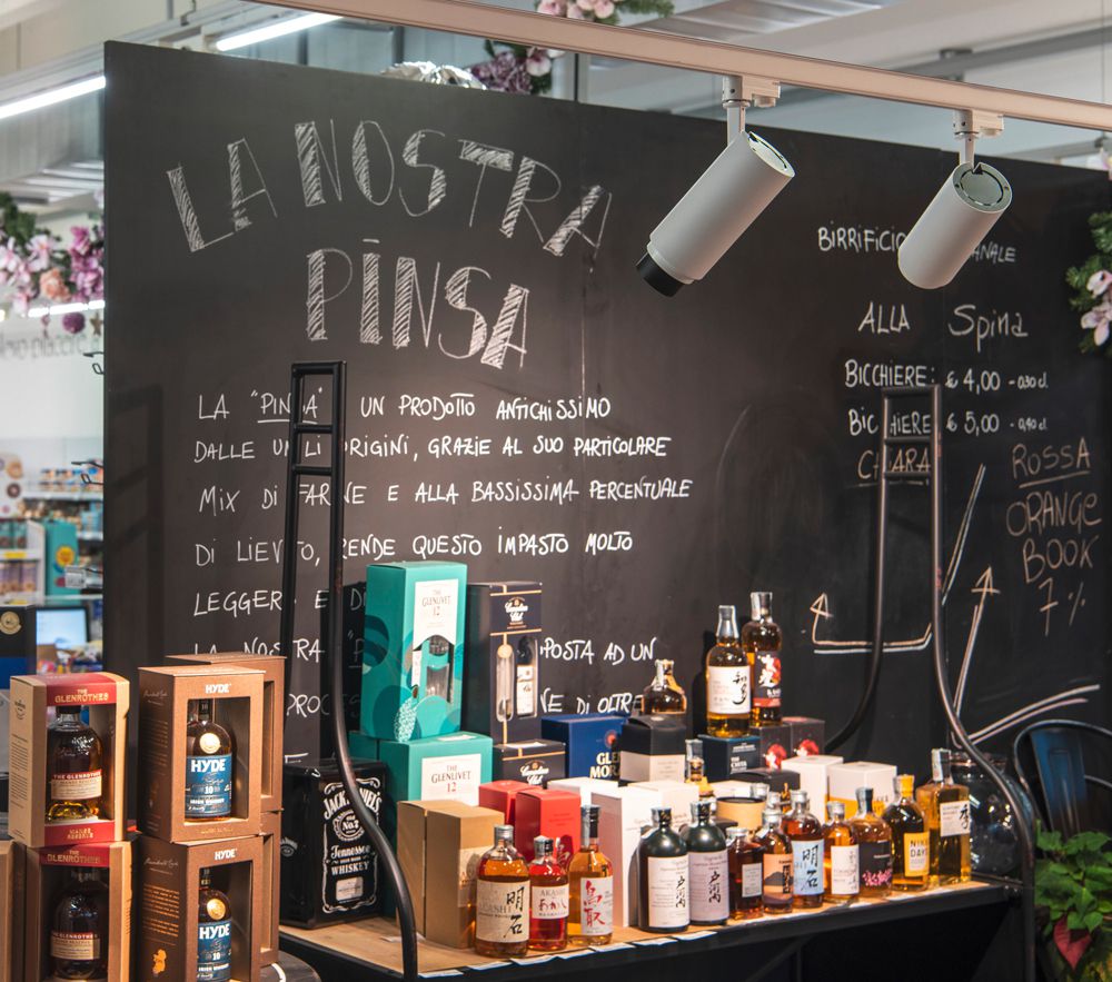 Projecteur LED SLV NUMINOS ZOOM M PHASE 20W 1800lm 3000K 15…60° 3-ph.blanc/noir