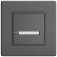 UP-Universaltaster EDIZIO.liv UNI SNAPFIX® 12…48V m.LED blau 1× 1-Tbed.Pap.dgu