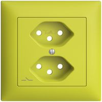 Kit frontal EDIZIOdue lemon 88×88mm 2×T13/1