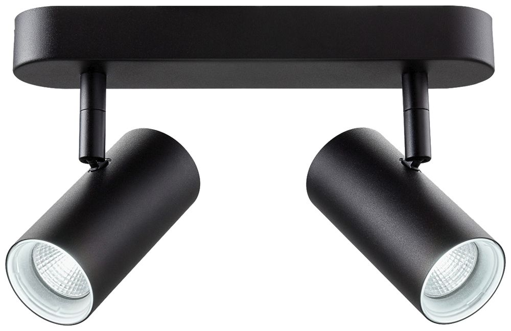 Spot LED SLV NOBLO 15W 940lm 920…930 REG 240×105×127mm nero 2×Spot