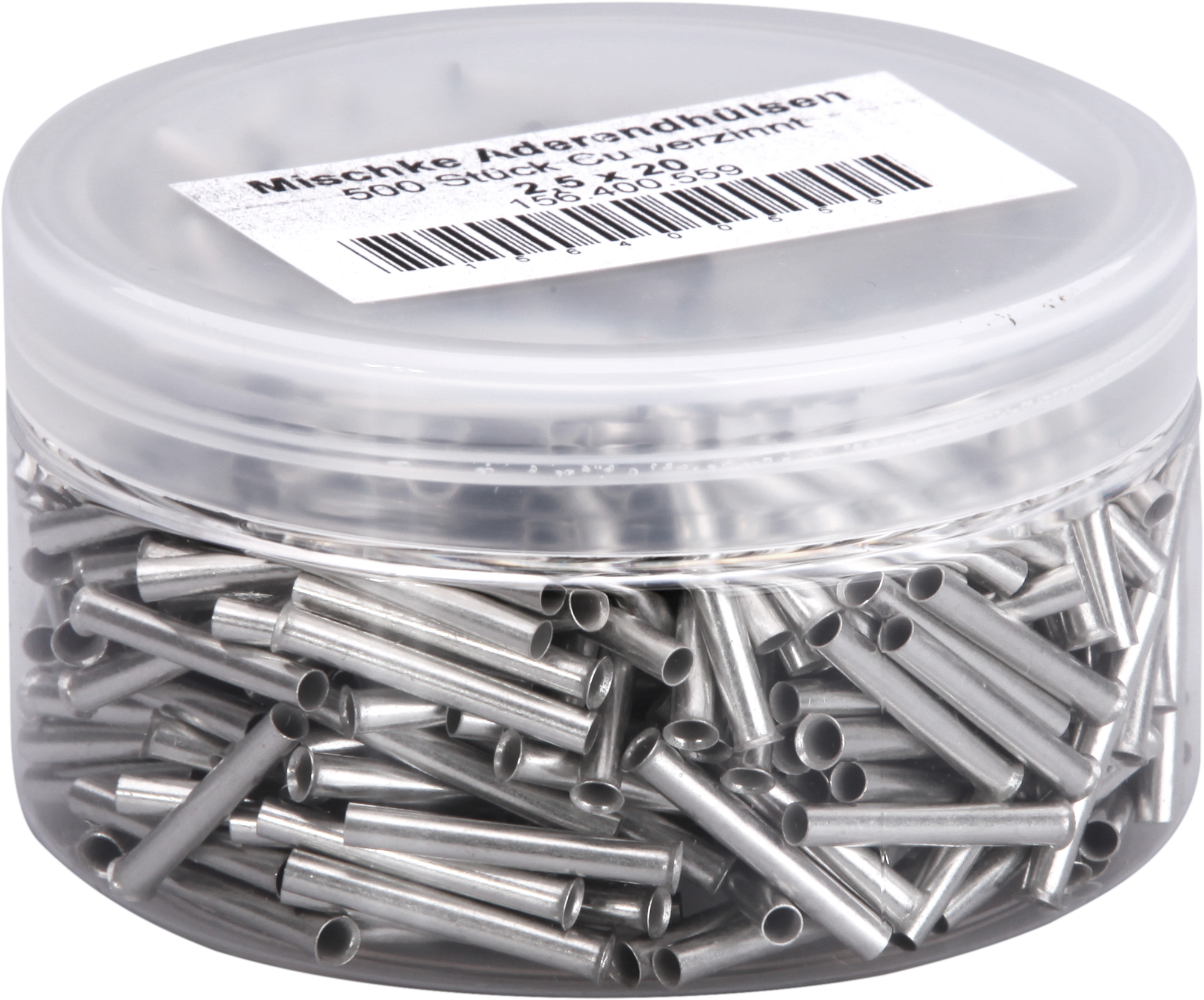 Embout de câble Mischke E DIN 46228 2.5mm²/20mm nu Cu-étamé