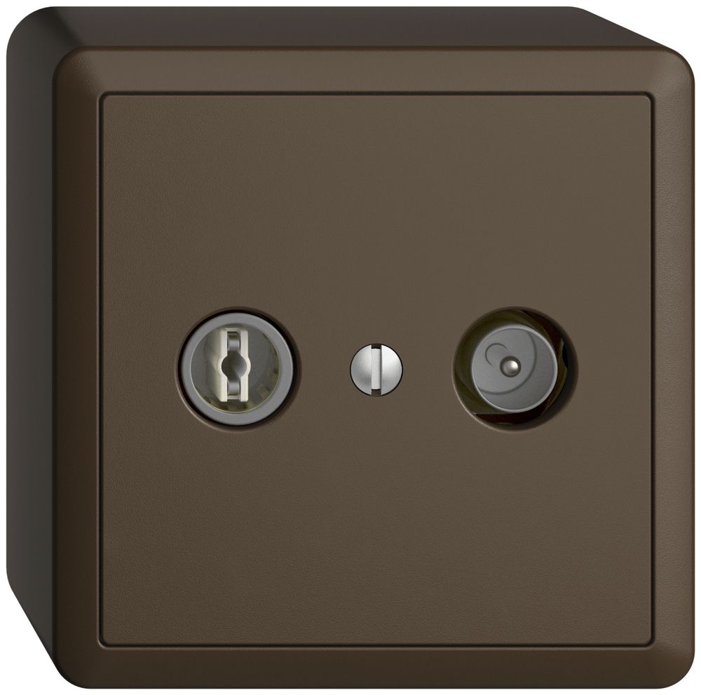 AP-TV-R-Dose EDIZIOdue 4dB coffee Breitbanddose 5…2000MHz, FX54