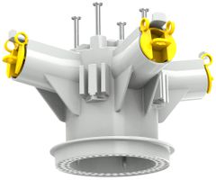 Lampendübel Morach-Technik Crallo-Star Beton 3 Rohr Ø65mm