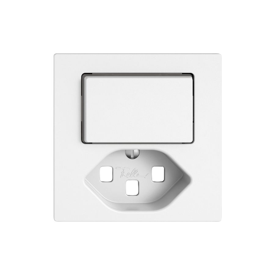 Montageset EDIZIO.liv SNAPFIX® für Kombi.T23 m.1 Knopf bel.m.Seitenlinse ws