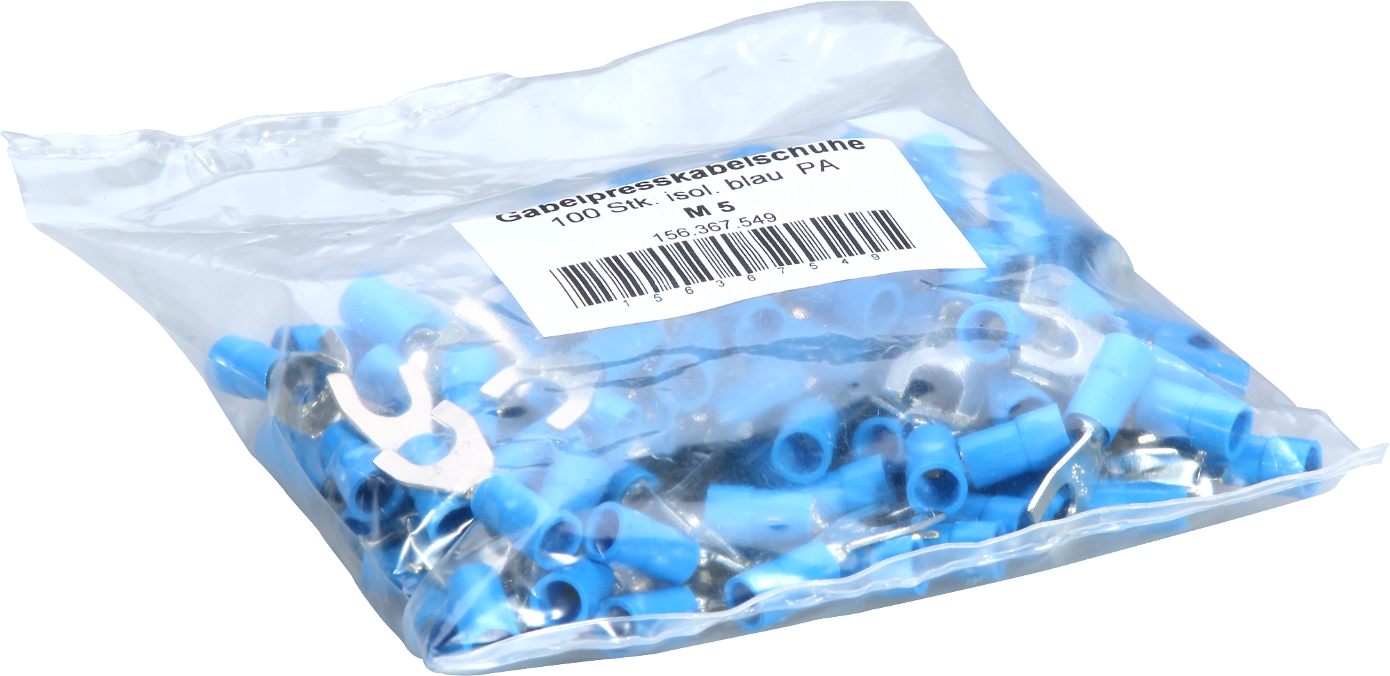 Capocorda a forcella Mischke IG M5 1.5…2.5mm² Cu-stagnato isolato blu