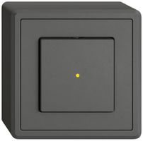 Interrupteur à poussoir lum.AP EDIZIO.liv SNAPFIX® 3/1L lent.front.LS jaune grf