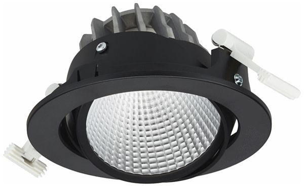 Downlight LED Philips GreenSpace RS353B 31W 3900lm 930 36° REG Ø163mm nero
