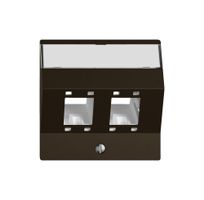 Montageset EDIZIO.liv SNAPFIX® für freenet Kat.5e/6 Adapter 2× br