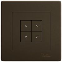 Commande pour interrupteur stores ENC EDIZIO.liv Wiser SNAPFIX® 2C WLAN 4T br